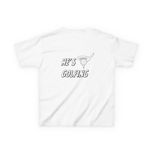 Kids He's Golfing Tee