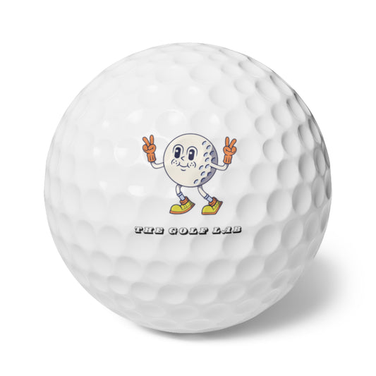 The Golf Lab 6pc Golf Balls