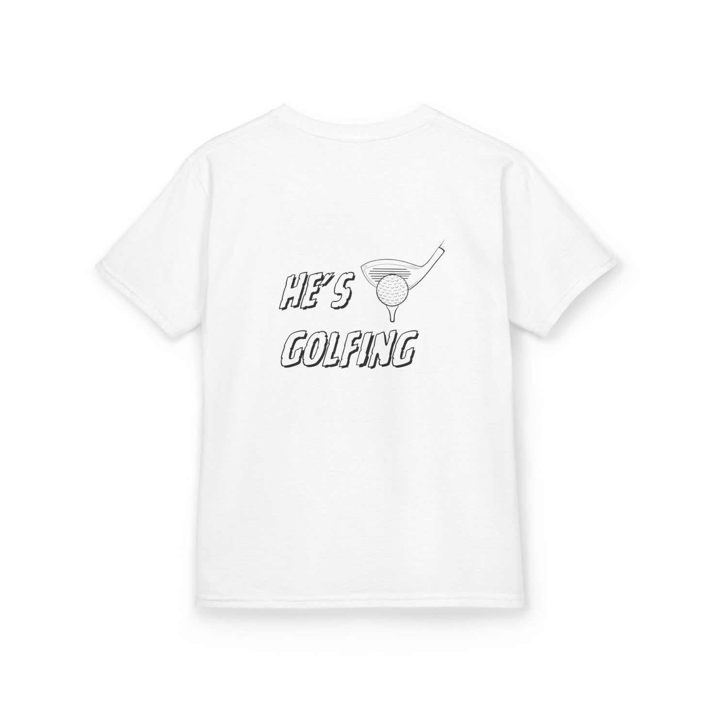 Kids He's Golfing Tee
